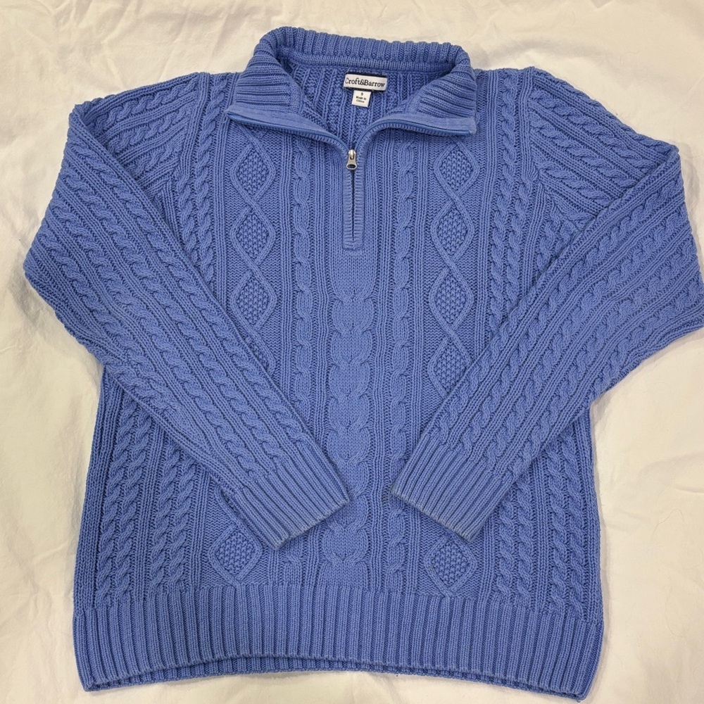 Croft & Barrow  Light Blue Sweater